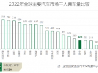 2022中国千人汽车拥有量226，超巴西近泰国，国内最高是青藏宁？| 聚数